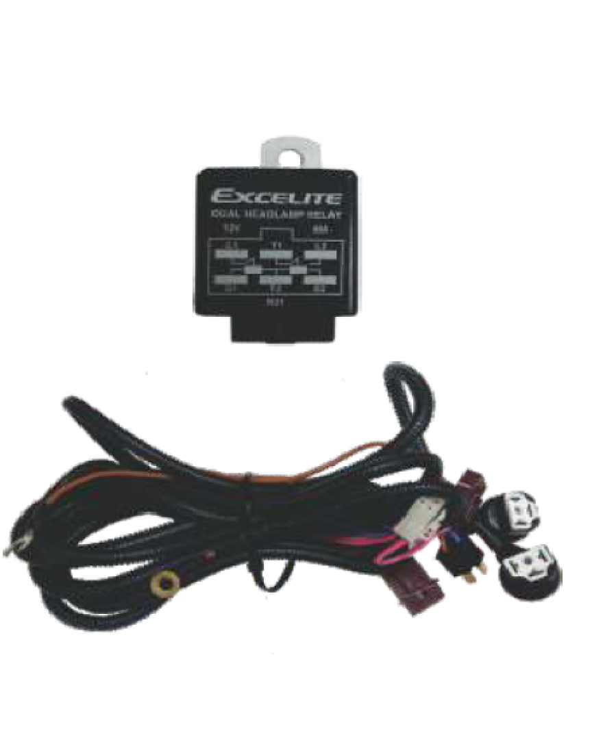 EXCELITE H7/H7 WIRING HARNESS And RELAY